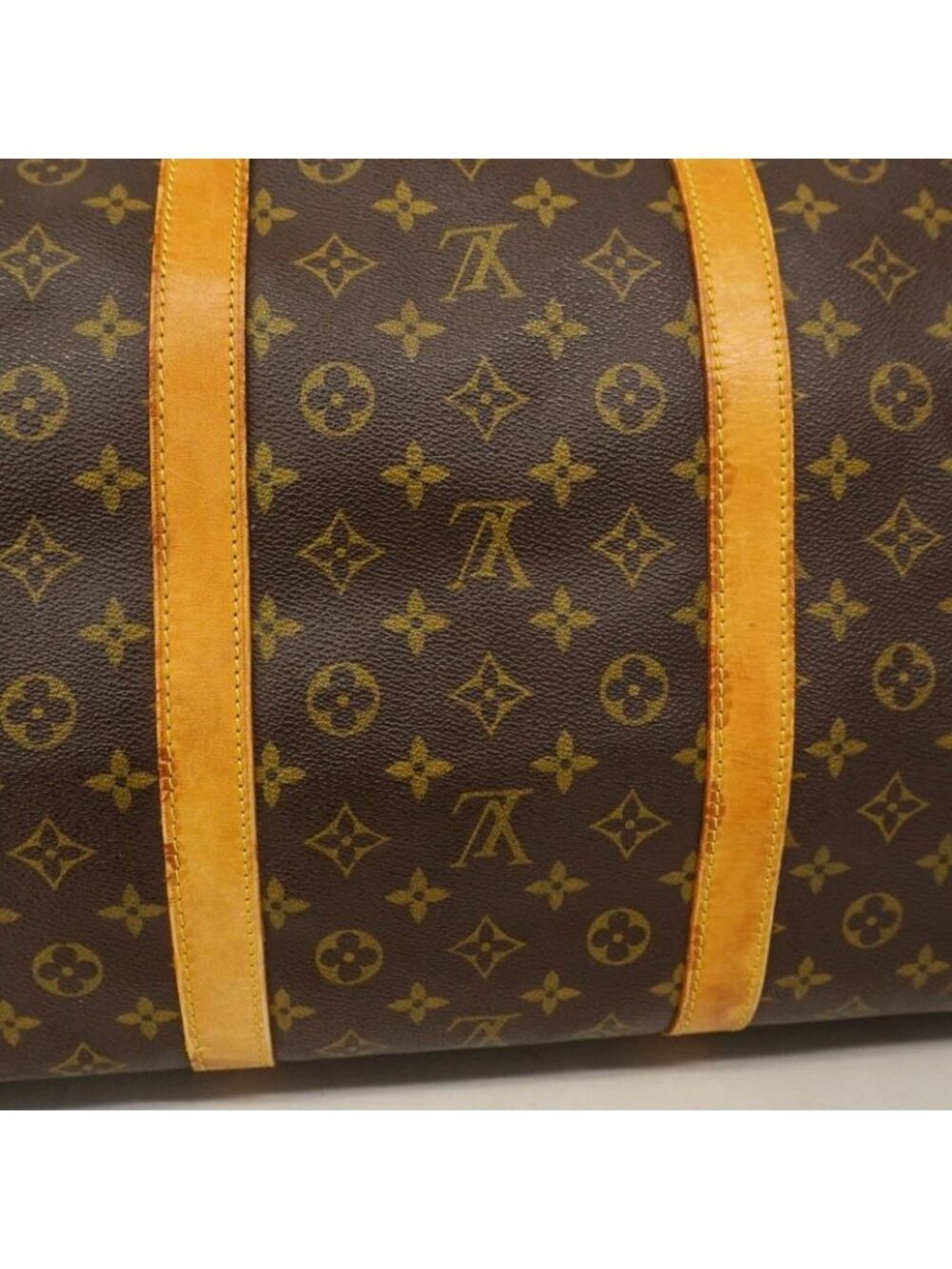 ★SOLD★ Louis Vuitton Boston Bag Monogram Keepall Bandouliere 60 Brown - Picture 6 of 10